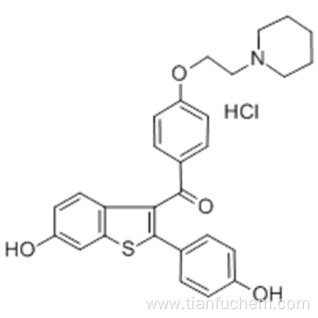 Methanone,[6-hydroxy-2-(4-hydroxyphenyl)benzo[b]thien-3-yl][4-[2-(1-piperidinyl)ethoxy]phenyl]-,hydrochloride (1:1) CAS 82640-04-8